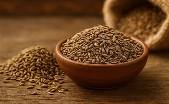 Close view of quality cumin seeds