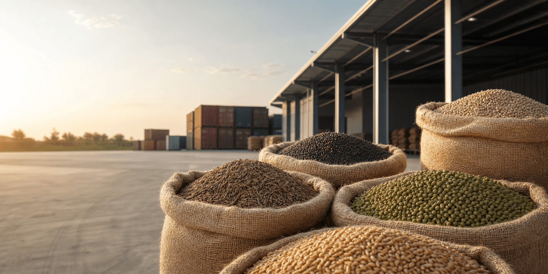 Indian agricultural products prepared for export